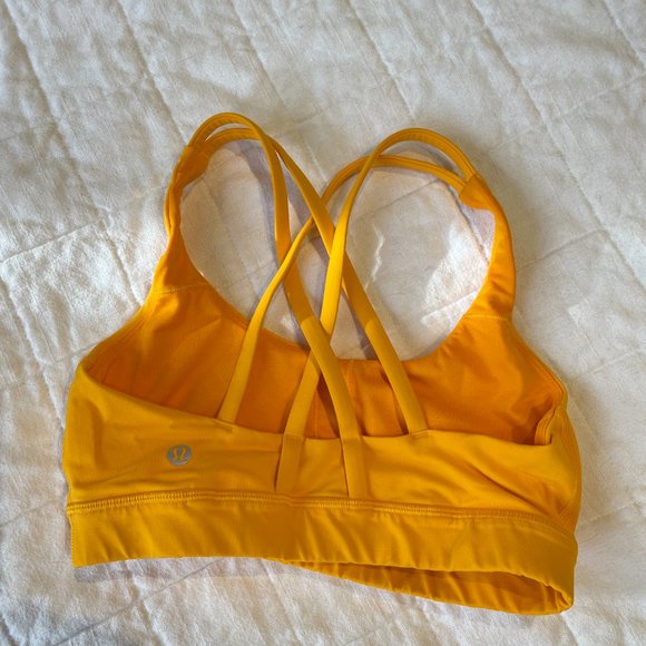lululemon Orange Energy Bra - Picture 2 of 2